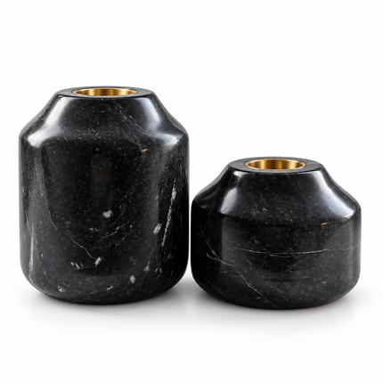 Luxury Sculptural Candle Holder (Set of 2)