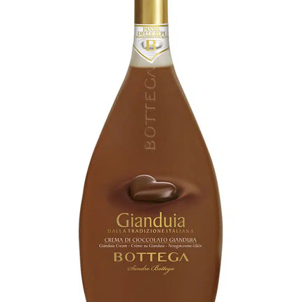 Bottega Gianduia Liqueur 50cl | Chocolate Hazelnut Italian Liqueur Gift