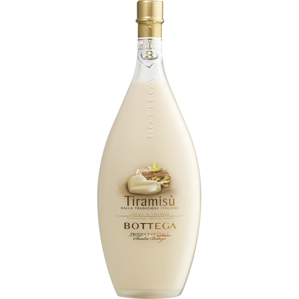 Bottega Tiramisu Liqueur 50cl | Italian Dessert Liqueur