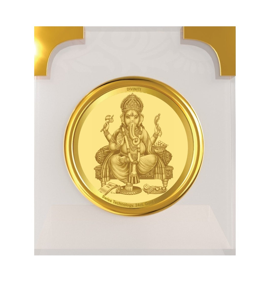 Diviniti 24ct Gold-Plated Ganesh Idol | Luxury Diwali Gift