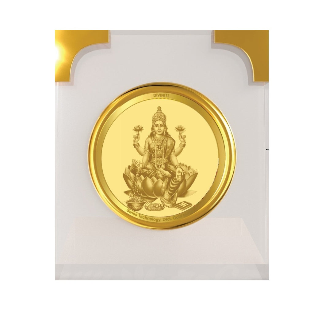 Gold-Plated (24 ct.) Lakshmi Idol - Diwali Gift