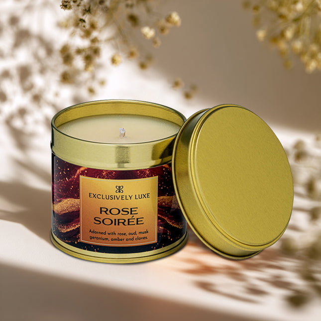 Rose Soirée <br> Rose & Oud Luxury Candle