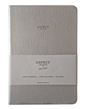 Load image into Gallery viewer, Osprey London Silver Luxury Notebook Journal
