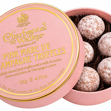 Charbonnel & Walker – Pink Marc de Champagne Chocolate Truffles