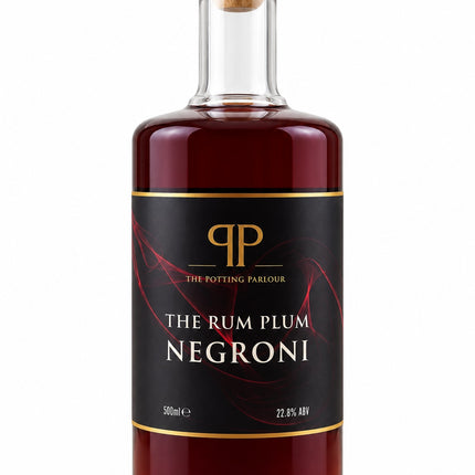 The Potting Parlour Rum Plum Negroni