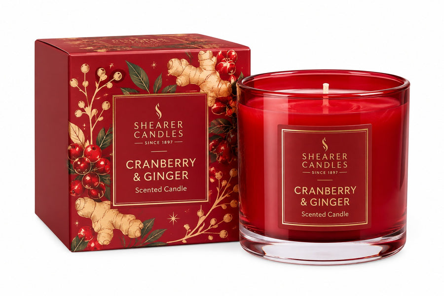 Shearer Candles – Cranberry & Ginger Jar Candle