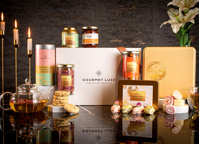 Discover gourmet elegance with Exclusively Luxe coffee, mithai, truffles and premium candle gift.