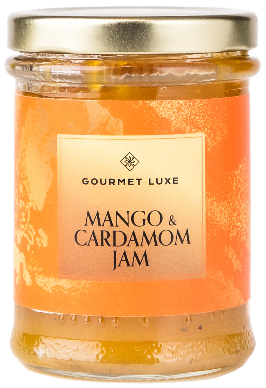 Luxury jam gift by Exclusively Luxe with mango and cardamom blend for team gifting
